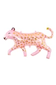 Pembe Leopar Balon 100 cm Parti Konsept Doğum Günü Balon Set Jungle Leopar Kaplan Balon thumbnail 2