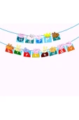 Peppa Pig Happy Birthday Banner ve Balon Doğum Günü Parti Seti Peppa Pig Flama - 5