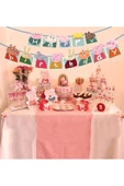 Peppa Pig Happy Birthday Banner ve Balon Doğum Günü Parti Seti Peppa Pig Flama - 2