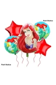 . Prensesi Deniz Kızı Prenses Ariel Konsept Doğum Günü Balon Set Aquaman Ariel Balon Set thumbnail 1