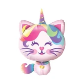 Unicorn Kedi Konsept Balon Set Sevimli Unicorn Kedi Balon Buketi Owl Doğum Günü Balon Set thumbnail 3
