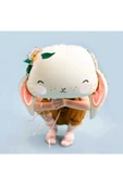 Sevimli Tavşan Folyo Balon Bunny Çiçekli Tavşan Konsept Folyo Balon 1 Adet 65x54 cm thumbnail 3