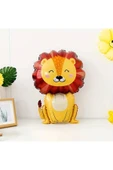 1 Adet Safari Konsept Sevimli Aslan Folyo Balon Lion Balloon 100 cm thumbnail 2