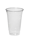 Plastik Şeffaf Bardak Kapaklı Milkshake Bardağı Kahve Bardağı Soğuk Içecek Bardağı 400-450ml 50 Adet - 3