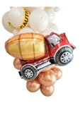 Araçlar Kamyon Konsept Mikser Kamyon Balon Set Kamyon Balon Seti Truck Balloon Doğum Günü Set thumbnail 4