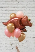 Dinozor Konsept Kahverengi Dinozor Balon Set Dinosaur Balloon Birthday Party Set thumbnail 1