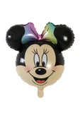 Minnie Mouse 1 Yaş Balon Set Minnie Mouse Konsept Balon ve Rengarenk Rakam Balon Set thumbnail 2