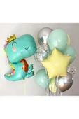 Dinozor Konsept Sevimli Dinozor Balon Set Dinosaur Balloon Birthday Party Set thumbnail 1