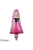 Barbie Folyo Balon 1 Adet 76 cm Barbie Konsept Folyo Balon thumbnail 3