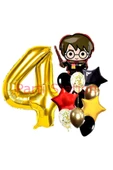 Harry Potter 4 Yaş Balon Set Harry Potter Hogwarts Konsept Doğum Günü Parti Balon Set thumbnail 1