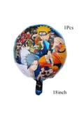 Anime Naruto 1 Yaş Doğum Günü Balon Set Naruto Konsept Doğum Günü Parti Balon Set - 5