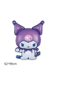 Sanrio Kuromi 3 Yaş Mor Balon Set Anime Hello Kitty Kuromi Konsept Doğum Günü Balon Set thumbnail 5