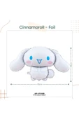 Sanrio Kuromi Cinnamon 1 Yaş Balon Set Anime Hello Kitty Kuromi Cinnamon Konsept Doğum Günü Balon thumbnail 5