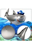 Korsan Köpek Balığı Balon Set Pirate Shark Tema Doğum Günü Balon Set thumbnail 7
