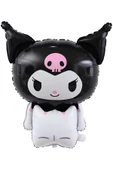 Sanrio Kuromi 7 Yaş Mor Renk Balon Set Anime Hello Kitty Kuromi Konsept Doğum Günü Balon Set thumbnail 3