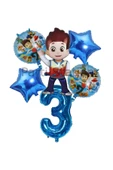 Paw Patrol Ryder 3 Yaş Lacivert Balon Set Paw Patrol Ryder Konsept Yıldız Doğum Günü Parti Balon Set thumbnail 1