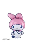 Kuromi 9 Yaş Mini Pembe Balon Set Kuromi MyMelody Cinnamonroll Konsept Doğum Günü Balon Set - 2