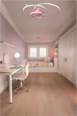 LEGACY Sole Modern Tasarım Pembe Renk Salon - Çocuk Odası - Hol Beyaz Led 3 Lü Avize - 4