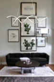 LEGACY Lumora Modern Tasarım Beyaz Renk Beyaz Ledli Cafe - Mutfak - Salon 2 Li Led Avize - 1
