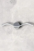 LEGACY Wave Modern Tasarım Gri Renk Gün Işığı Ledli Banyo - Mutfak - Salon Led Duvar Aplik - 5