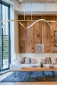 LEGACY Eclipse Modern Tasarım Eskitme Renk Beyaz Ledli Cafe - Mutfak - Salon 2 Li Led Avize - 1
