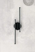 LEGACY Sare Aplik Modern Tasarım Siyah Renk Gün Işığı Ledli Banyo - Mutfak - Salon Led Duvar Aplik - 5