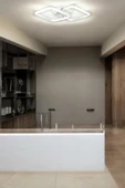 LEGACY Kira Modern Tasarım Beyaz Renk Salon - Mutfak - Hol Beyaz Led 2 Li Avize - 3
