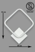 LEGACY Kira Aplik Modern Tasarım Beyaz Renk Gün Işığı Ledli Banyo - Mutfak - Salon Led Duvar Aplik - 2