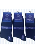 Asçelik  3 lü Dikişsiz Yazlık Erkek Çorap Lacivert thumbnail 1