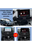 NAVMİNA Citroen Berlingo Peugeot Rifter Opel Combo 2019-2024 Uyumlu 4-64 gb 10 inç Multimedya thumbnail 1