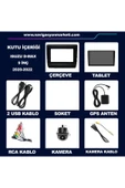 NAVMİNA ISUZU D-MAX 2020-2022 Uyumlu 9 inç 4-64 GB Multimedya Kamera thumbnail 5