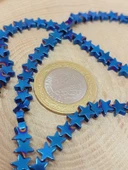 Hematit Taşı Yıldız Şekilli 2.5*6mm Dizi (56042) - 3