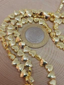 Hematit Taşı Kalp Şekilli 2.5*5mm Dizi (56040) thumbnail 2