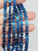 Hematit Taşı Yıldız Şekilli 2.5*6mm Dizi (56042) - 1