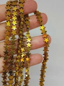 Hematit Taşı Yıldız Şekilli 2.5*6mm Dizi (56046) thumbnail 2