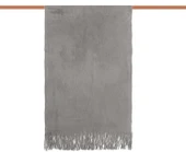 Angora Tavşan Tüğü Şal 60X180 - Gri - 2