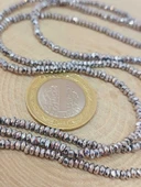 Hematit Taşı Rondela Faset Kesim 2*2.5mm Dizi (56058) thumbnail 2