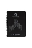 Alex Schoeller Siyah Spiralli Defter - 1