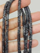 Hematit Taşı Kare Şekilli 1*4mm Dizi (56052) - 1