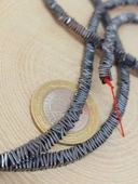 Hematit Taşı Kare Şekilli 1*4mm Dizi (56052) - 2