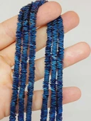 Hematit Taşı Kare Şekilli 1*4mm Dizi (56054) thumbnail 1