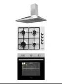 ALVEUS INOX  3'LÜ ANKASTRE SET(GUSTO-MOA640-MFA615) - 1