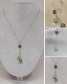 Florit Taşı Zincirli Kolye (9312) thumbnail 1