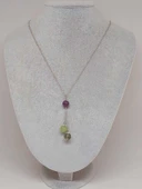 Florit Taşı Zincirli Kolye (9312) thumbnail 2