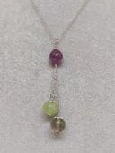 Florit Taşı Zincirli Kolye (9312) thumbnail 5