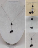 Shungite (Şungit) Taşı Zincirli Kolye (42135) thumbnail 1