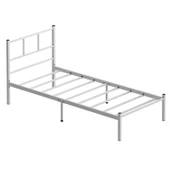 Karyola, Cemre Metal Karyola, 90X190 cm, Beyaz Renk thumbnail 5