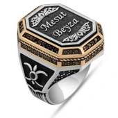 Kişiye Özel İsimli 925 Gümüş Yüzük thumbnail 2