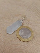 Akuamarin Taşı 925 Ayar Gümüş Aparatlı Kolye Ucu (55758) thumbnail 7