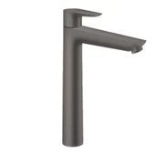 Hansgrohe Talis E Lavabo Bataryası 240 Sifon Kumandalı, Mat Siyah Krom 71716340 - 1